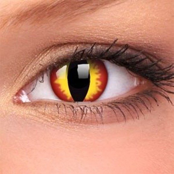 Colourvue DRAGON EYES crazy fantasy wild decorative contact lenses