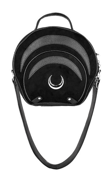 ECLIPSE BAG Round Purse with a crescent