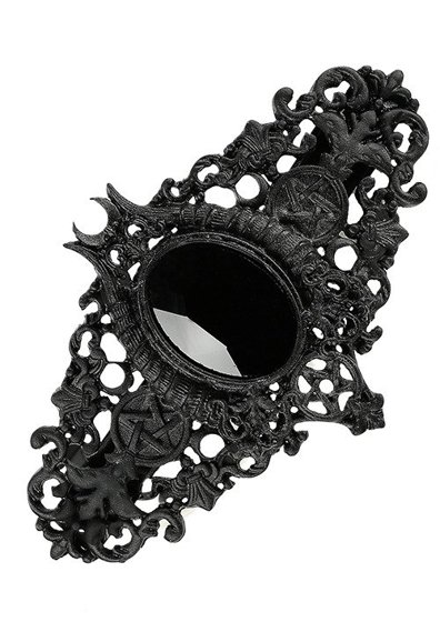 Gothic Black  Horns Barette hairclip