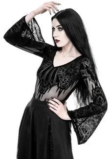 Gothic Chapel Bodysuit Vneck