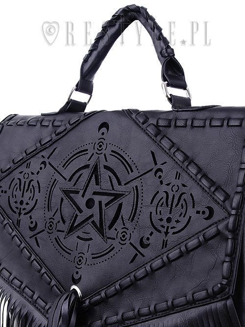 Restyle Sigillum Dei Pentagram Occult Symbol Witch Gothic Black Bag 