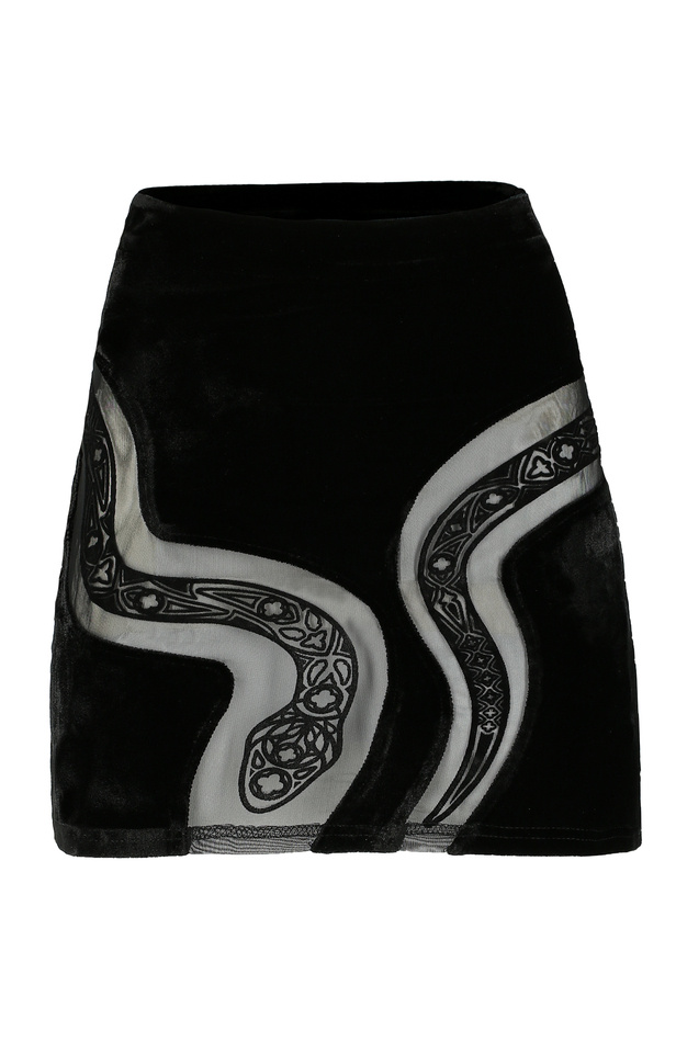 CATHEDRAL SNAKE MINI SKIRT - Restyle