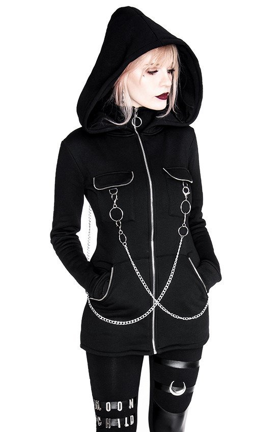 Gothic Chain Hoodie | escapeauthority.com