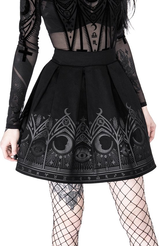 Desolate Dominion  long gothic skirt by Sinister Clothing  Gothic skirts  Gothic outfits Gothic skirt