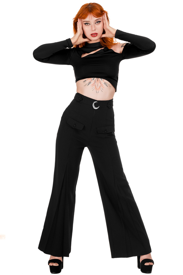 LORETTA CRESCENT SKY HIGH TROUSERS - Restyle