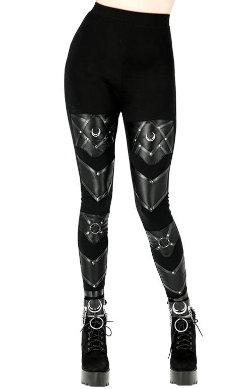 MOON HARNESS LEGGINGS Cotton pants with harness - Restyle
