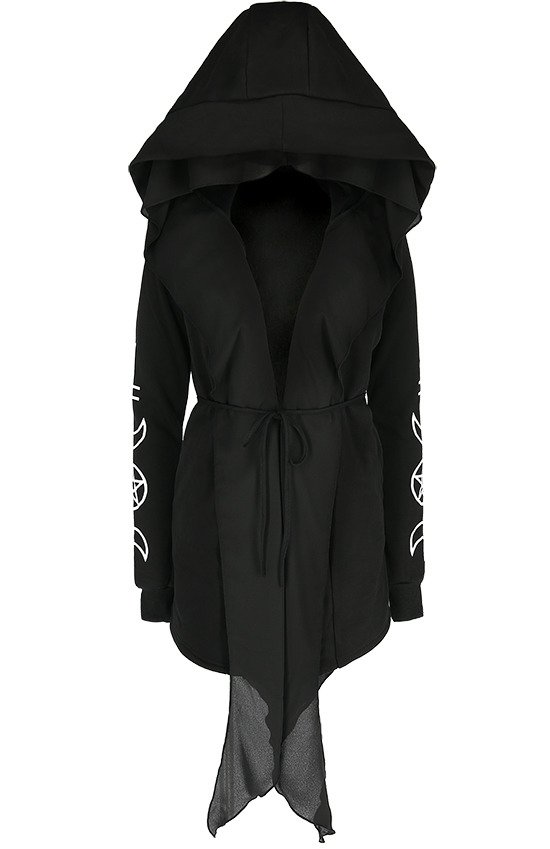 Black Gothic Elegance Black Ribbon Gothic Women/'s X-Large Hoodie