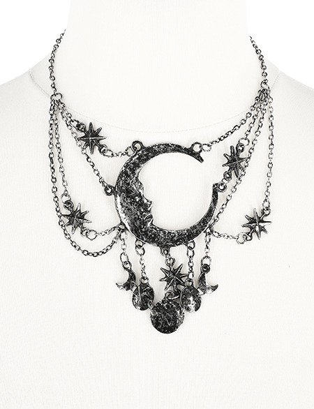 SLEEPLESS NIGHTS SILVER NECKLACE - Restyle