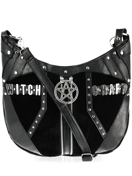 Restyle Pentagram Strap Occult Witch Gothic Black Faux Leather Buckled  Harness