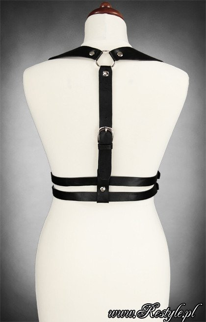 Black harness clearance belt