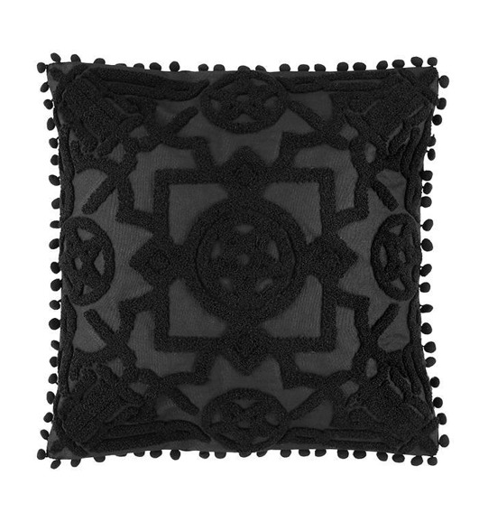 BLAIR BURNOUT CUSHION Gothic pillowcase boudoir style
