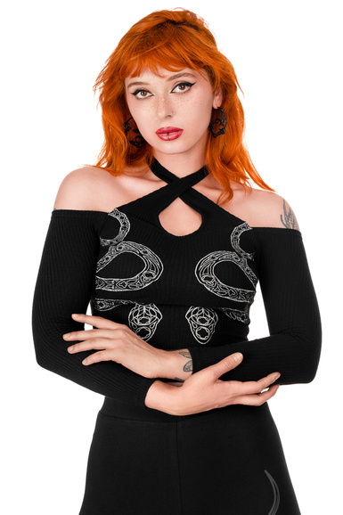 CATHEDRAL SNAKE BLOUSE