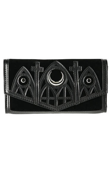 CATHEDRAL WALLET with moon and compartments