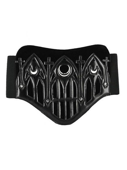 Cathedral Waist Belt with triple moon