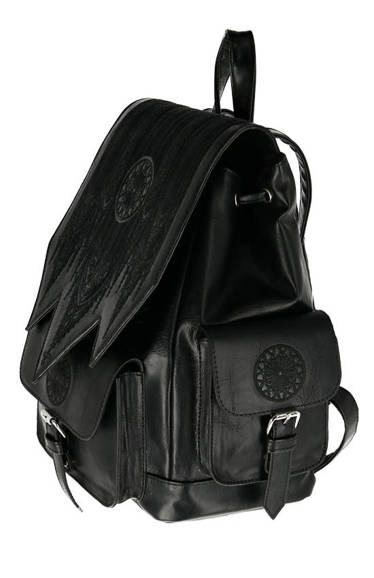 Gothic Rosette Backpack with pockets Inverted Cathedral embroidery ...
