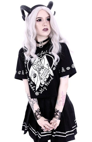 Goth lolita lucifers daughter t-shirt