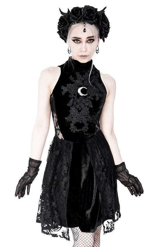 Lace gothic dress best sale