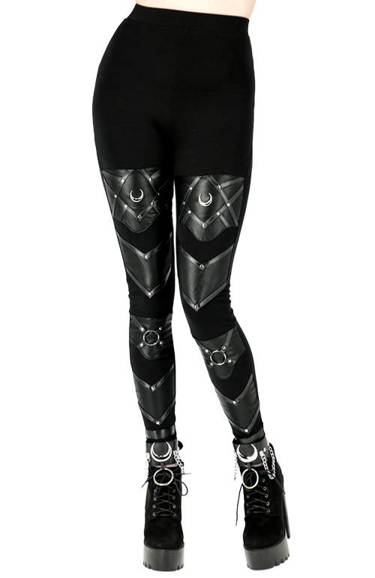 MOON HARNESS LEGGINGS Cotton pants with harness - Restyle