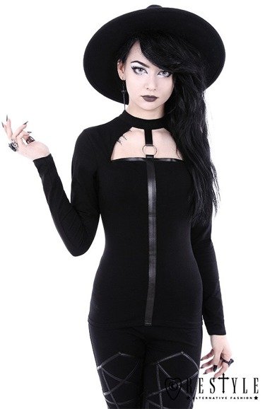 Witchy shirt with O-ring "Scarlett Blouse"