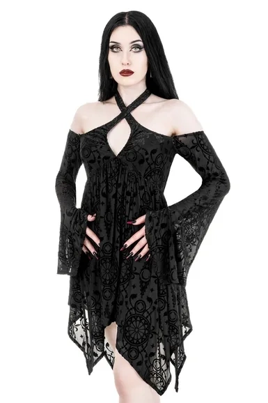 ARMAROS BURNOUT MINI KLEID