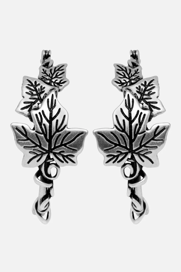 TANGLED VINES HOOP EARRINGS