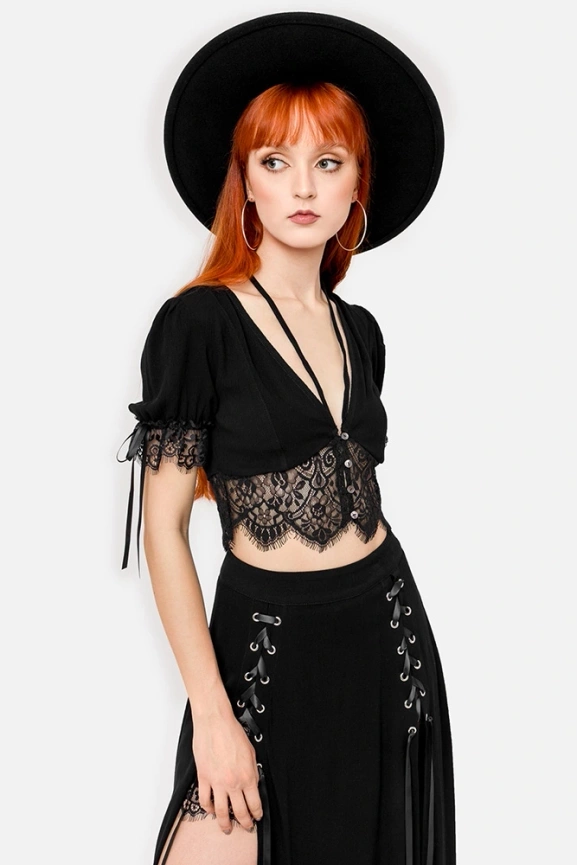 LICHEN LACE TOP