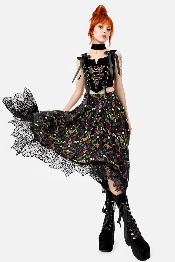 WILDERWOOD MIDI SKIRT