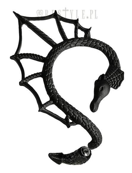 Kolczyk Nausznica na prawe ucho "DRAGON EARCUFF" 