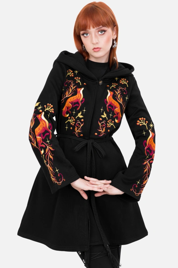 VULPINE bluza z haftowanymi lisami