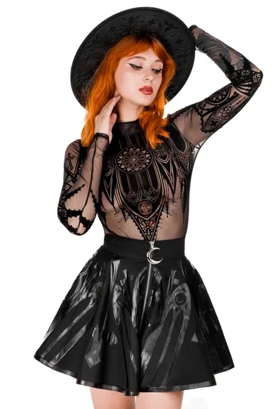 CATHEDRAL CIRCLE SKIRT Laser Cut Muster