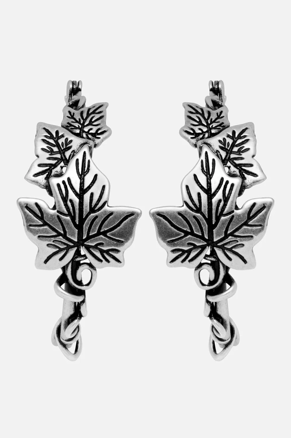 TANGLED VINES HOOP EARRINGS