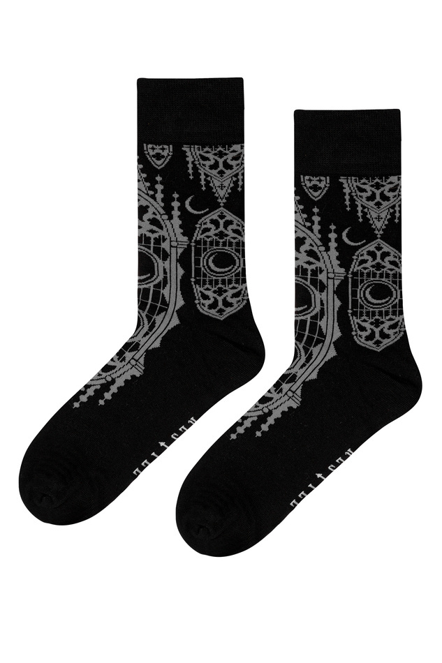 CATHEDRALIS JACQUARD SOCKS Moon & cathedral