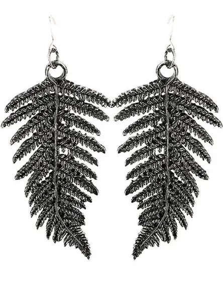 FERN EARRINGS SILVER