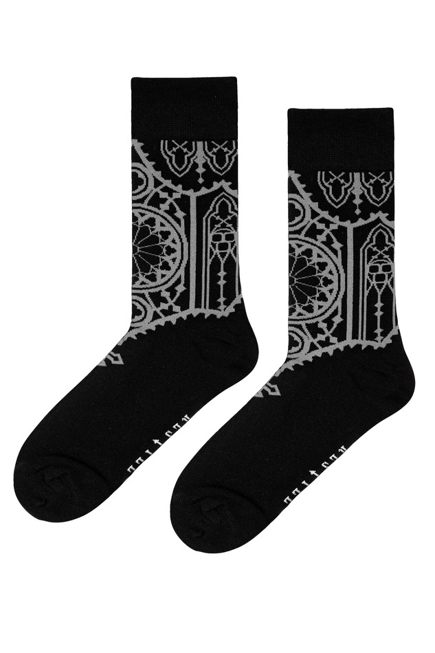 SACRUM JACQUARD SOCKS cathedral collection