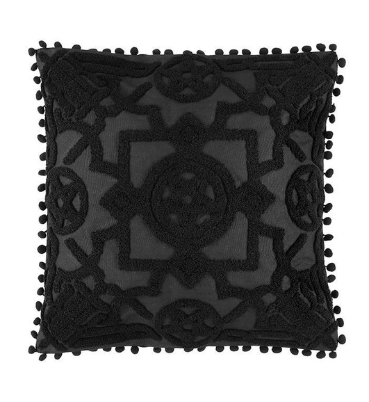 BLAIR BURNOUT CUSHION Gothic pillowcase boudoir style