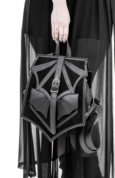 Chiroptera Backpack Plecak ze skrzydłami nietoperza i katedralna klamrą