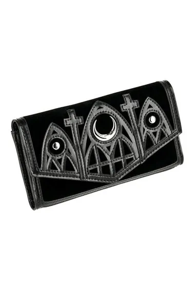 CATHEDRAL WALLET mit Mond und Fächern