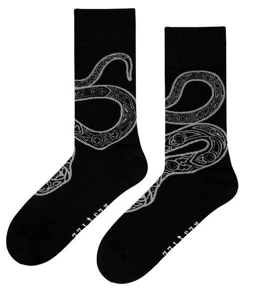 KATHEDRALE SCHLANGE JACQUARD-SOCKEN