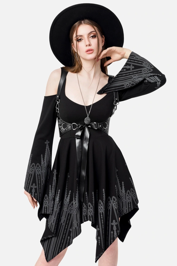 INFERNAL CHAPEL MINI DRESS