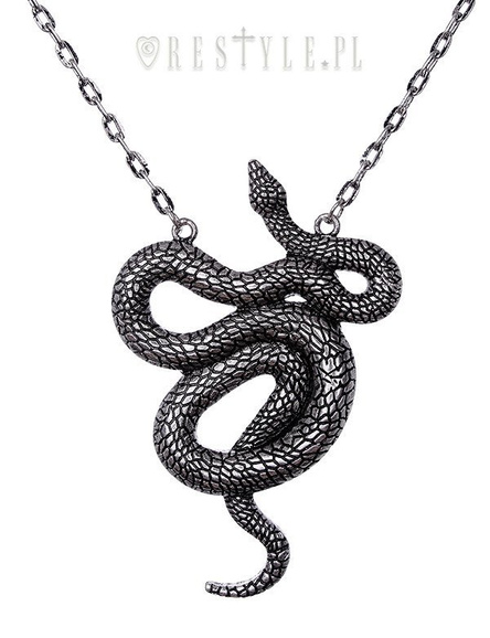  Satanic Pendant, occult jewellery, serpentine choker "SNAKE necklace" 