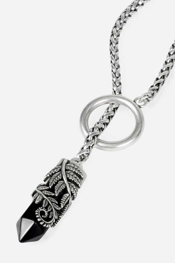 CRYSTAL FERN O-RING naszyjnik