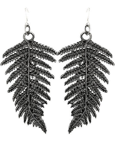 FERN EARRINGS SILVER