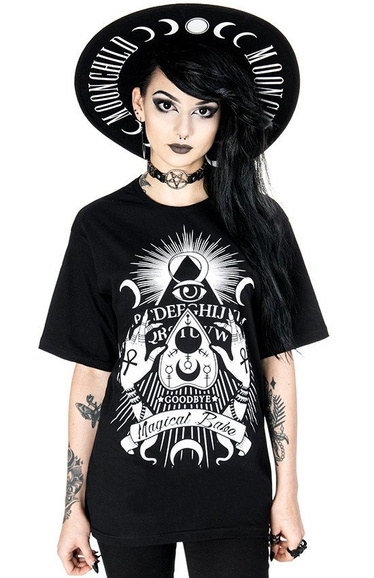 Black women`s t-shirt Oversized MAGICAL BABE