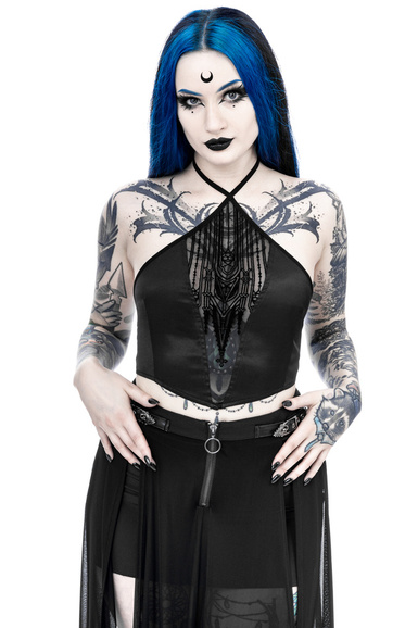 AFTERLIFE HALTERNECK TOP