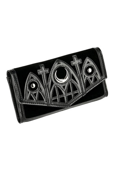 CATHEDRAL WALLET podłużny portfel ze wzorem katedry