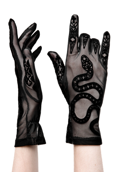 Gotyckie rękawiczki wieczorowe Cathedral Snake